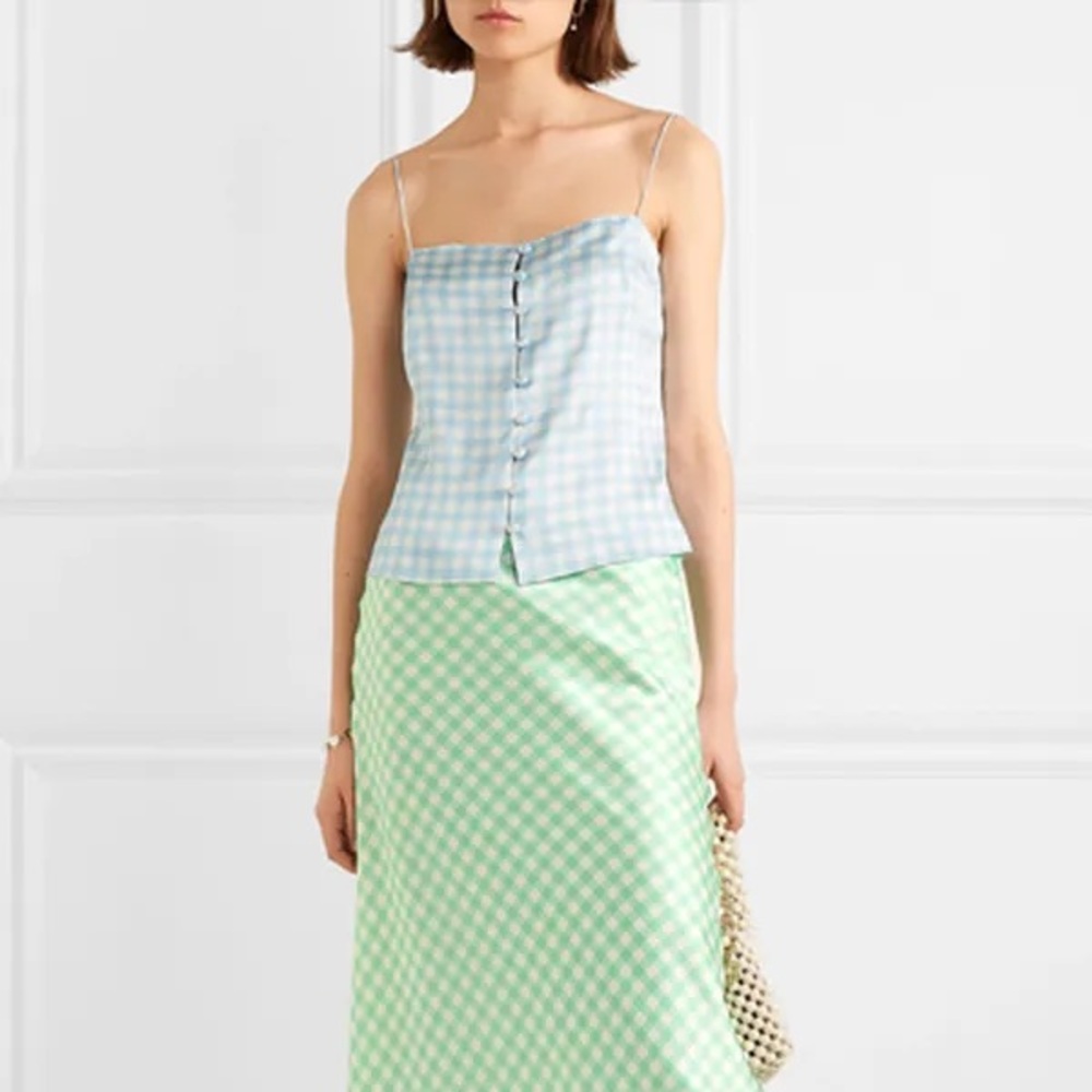 Bernadette Gingham Top
